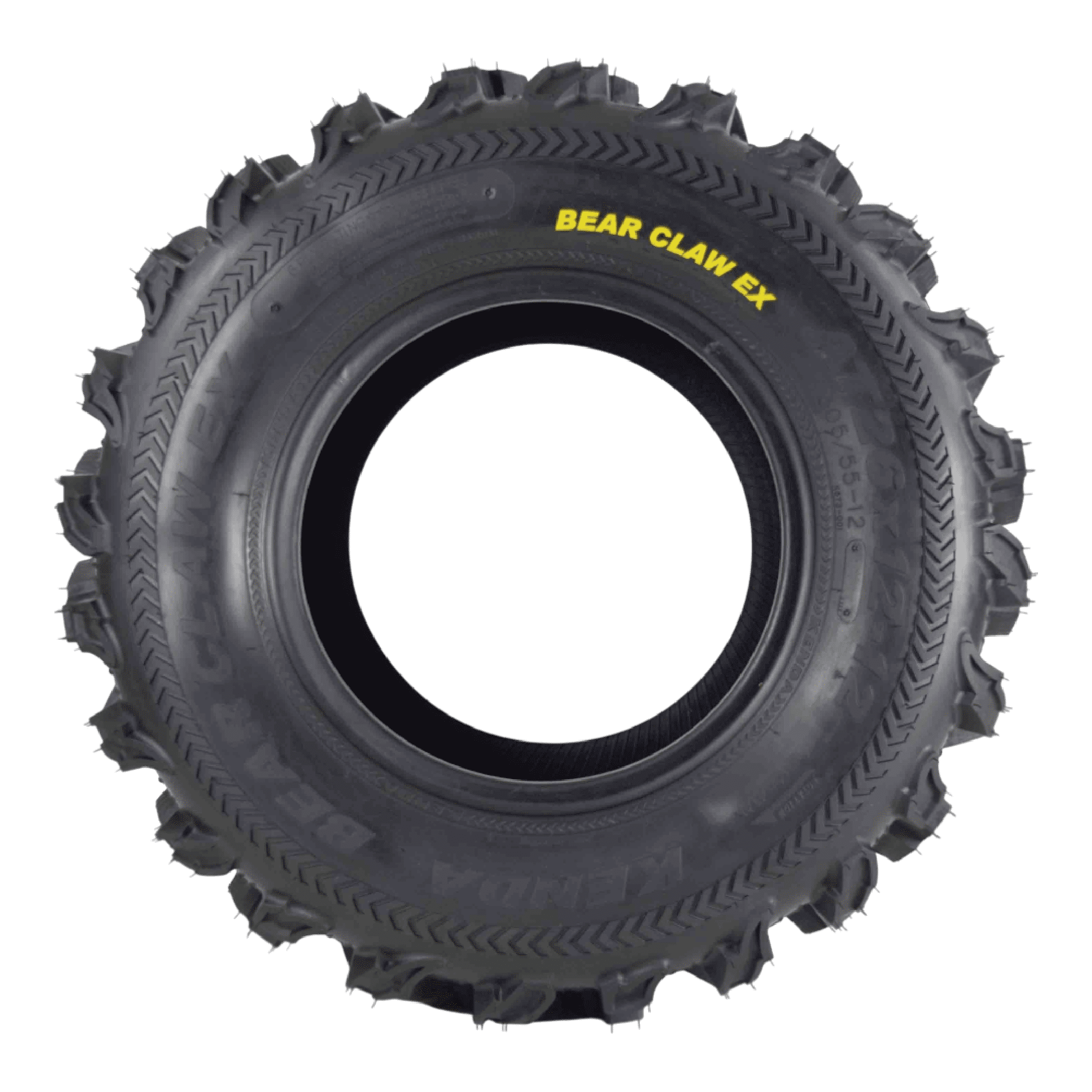 Kenda Bearclaw EX K573 - 26x12-12 Rear Tire for All Terrain (ATV), UTV, and Side by Side (SxS) Vehicles - 6-Ply - Bear Claw EX 26x12x12