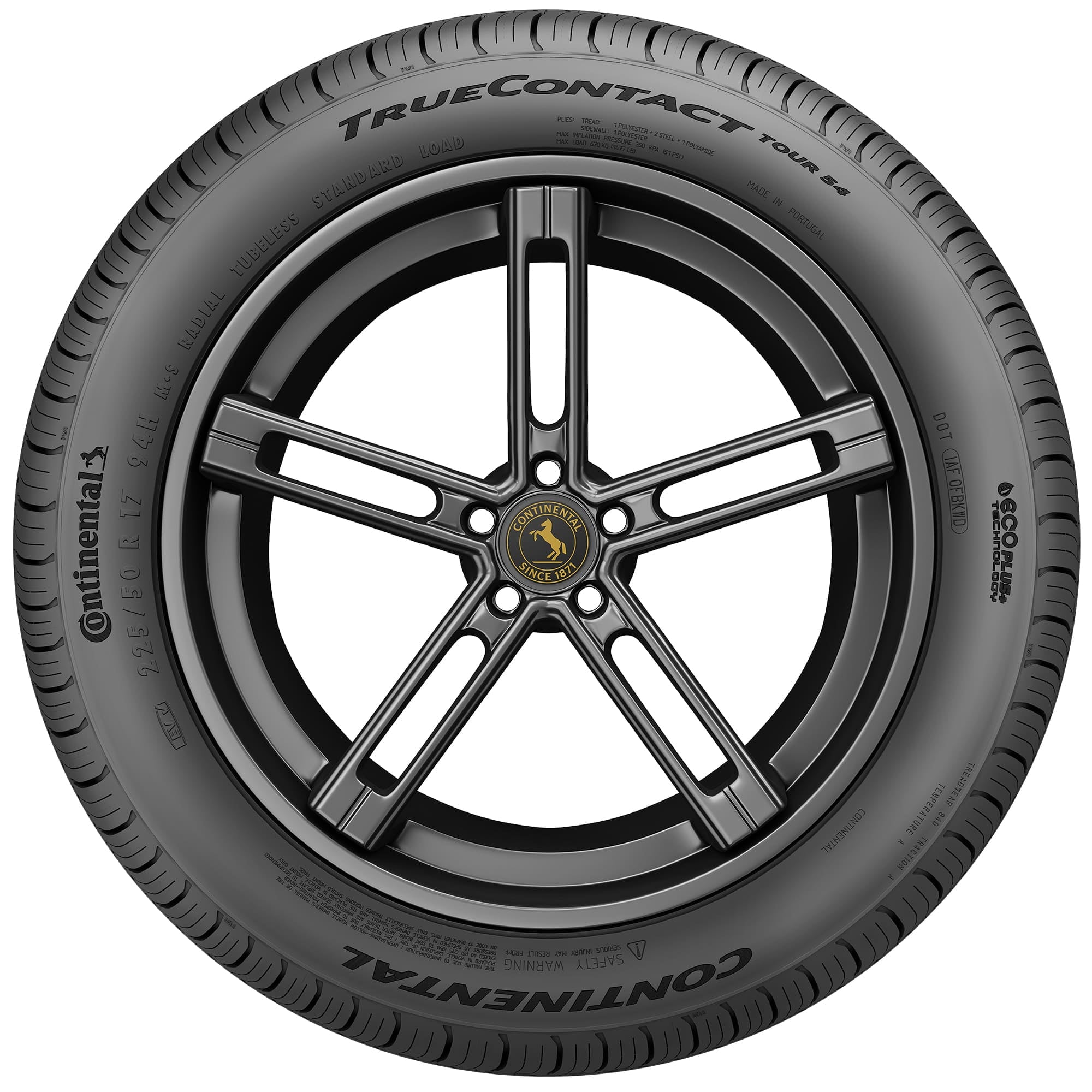 Continental TrueContact Tour 54 All Season 245/45R20 99V Passenger Tire