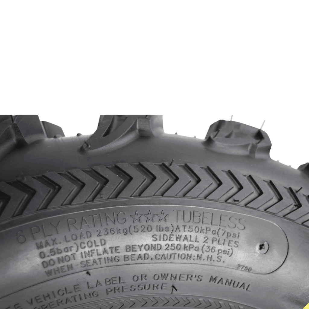 Kenda Bearclaw EX K573 - 26x12-12 Rear Tire for All Terrain (ATV), UTV, and Side by Side (SxS) Vehicles - 6-Ply - Bear Claw EX 26x12x12