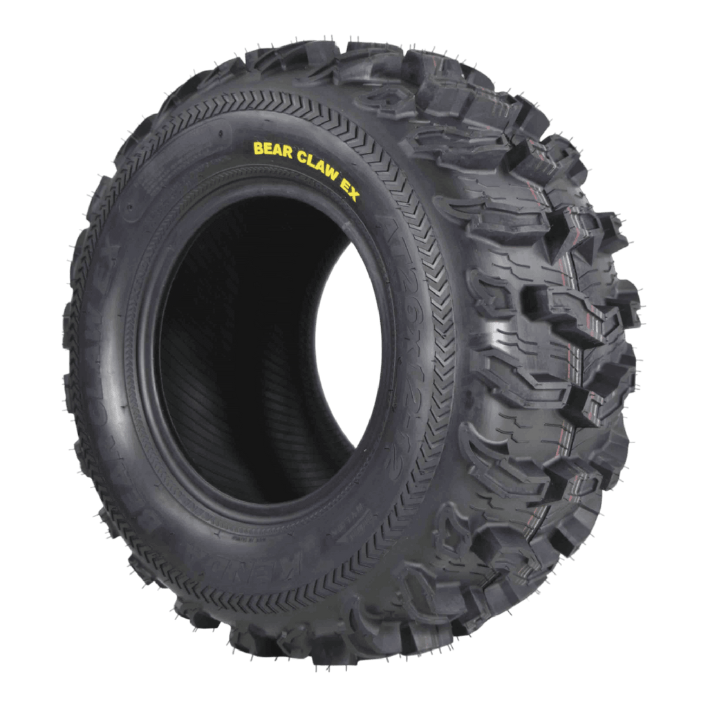Kenda Bearclaw EX K573 - 26x12-12 Rear Tire for All Terrain (ATV), UTV, and Side by Side (SxS) Vehicles - 6-Ply - Bear Claw EX 26x12x12