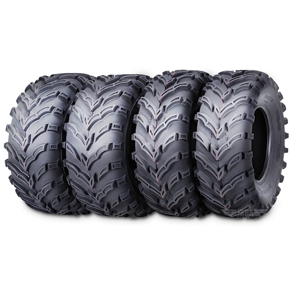 Set of 4 ATV/UTV Tires 26x9-12 26x9x12 Front 26x11-12 26x11x12 Rear 10275/276